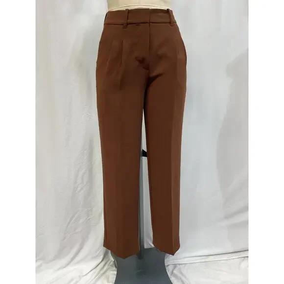 Wilfred 'The Effortless' Brown Wide Leg Pant Size 0 - Picture 2 of 5